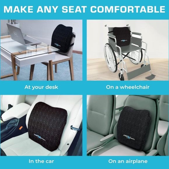 NEW Xtreme Comforts Lumbar Back Support Pillow - Picture 4 of 10